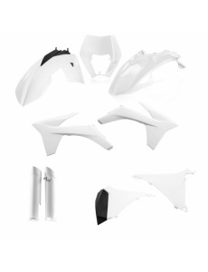 KIT PLÁSTICOS COMPLETO ACERBIS KTM EXC / EXC-F 2012 - 2013 BRANCO